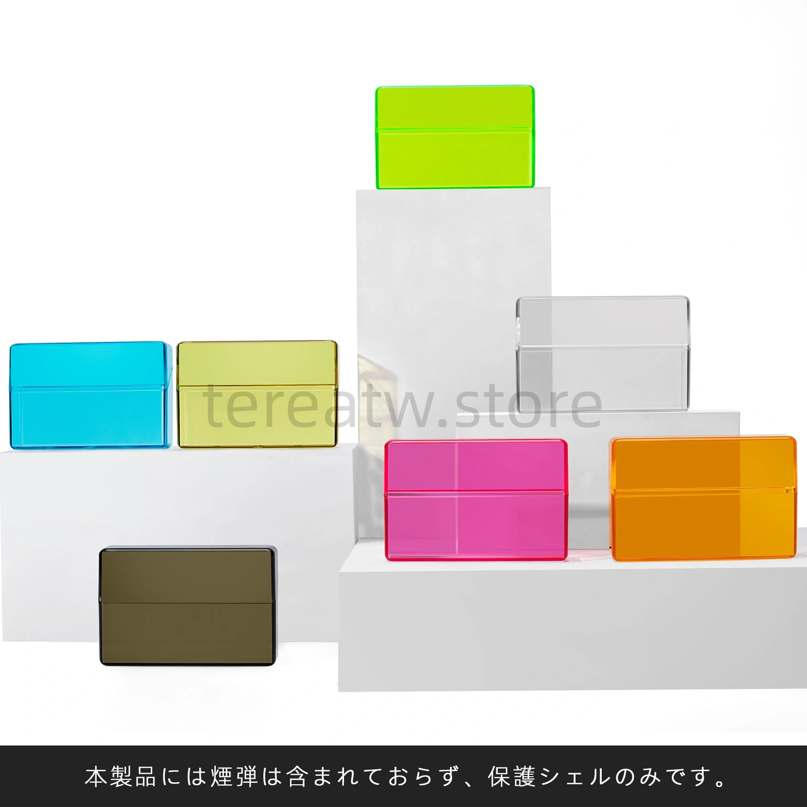 IQOS ILUMA TEREA 專用:20支裝防潮防壓透明煙盒|多色選擇 3 TEREA 煙彈乾爽保護殼