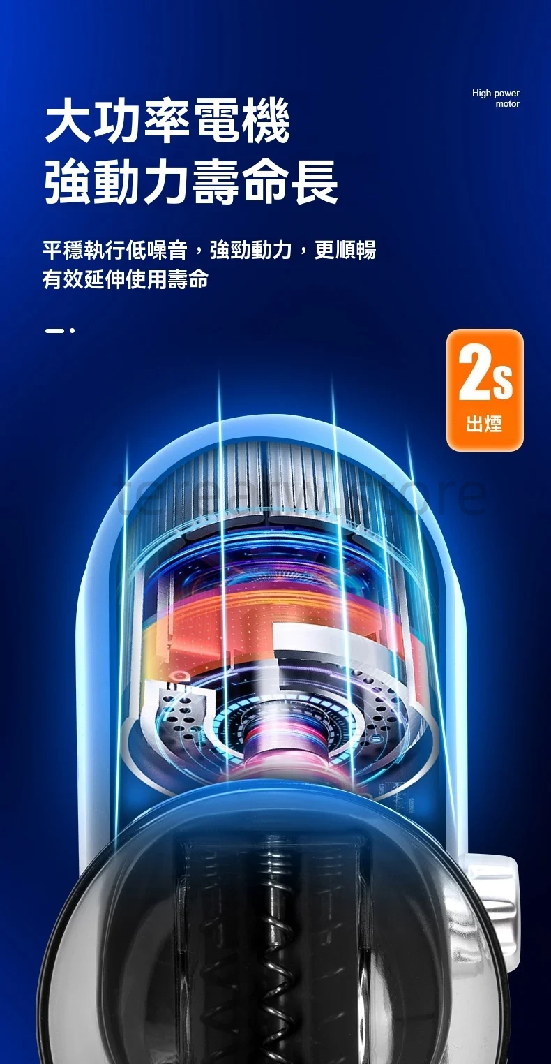 全自動電動卷煙機|小型手動拉煙器,粗細通用便攜式卷煙器 4 全自動研磨卷煙器